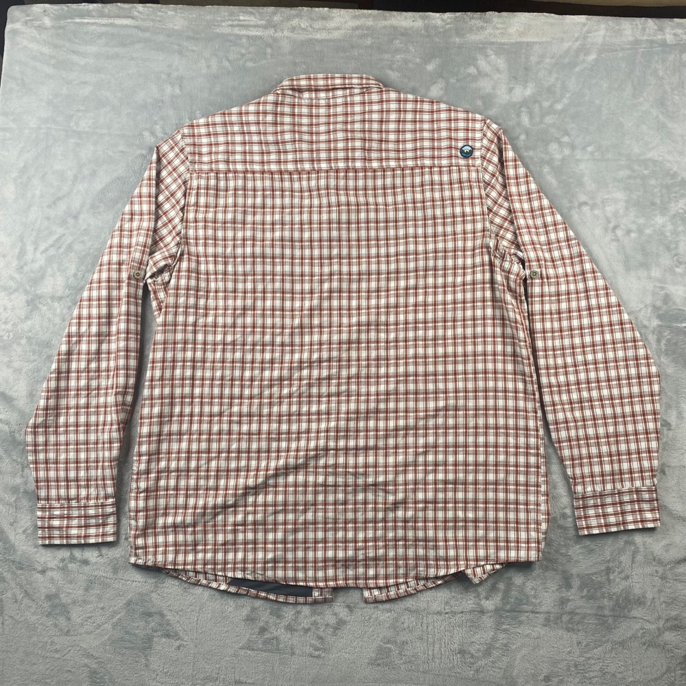 Wrangler Outdoor Mens Tall XLT Plaid Lightweight Breathable Button Down Shirt - Picture 2 of 16
